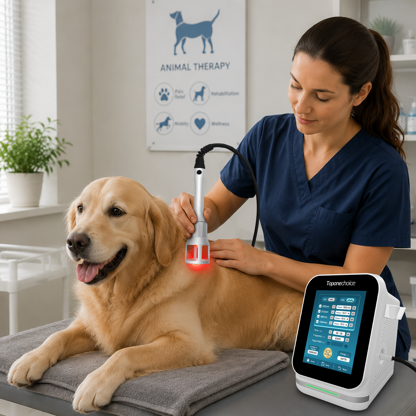 SupraCure Rehab 45W Quad Class 4 Laser Device for Human Pain Relief & Rehabilitation Therapy -2