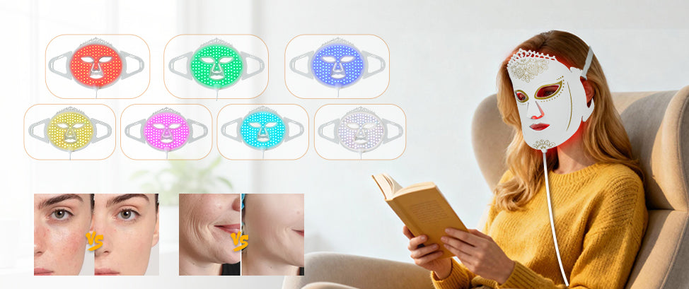 The Principle of Seven-Color Light Therapy on Facial Skin