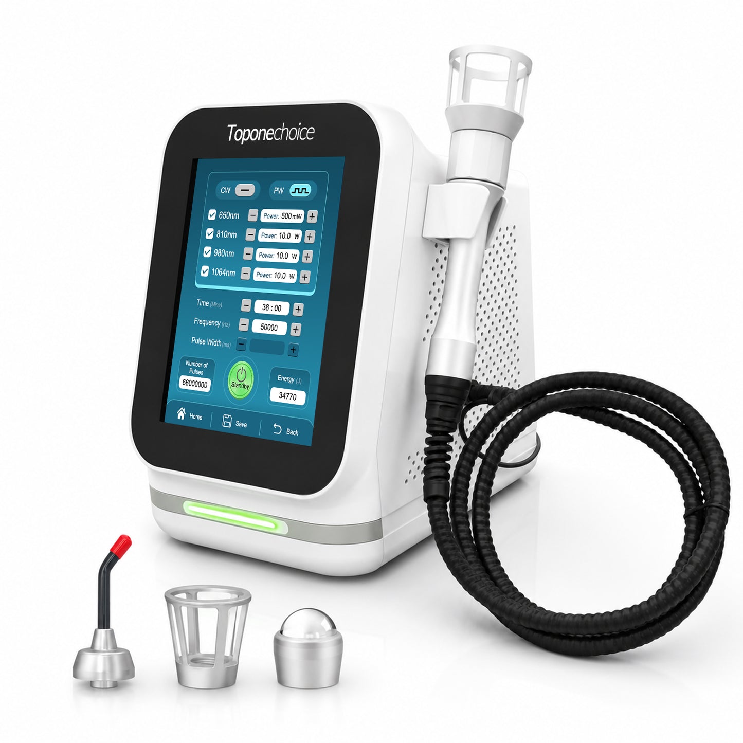 30W Class IV Physiotherapy Laser System for Rehabilitation and Chiropractic Clinics
