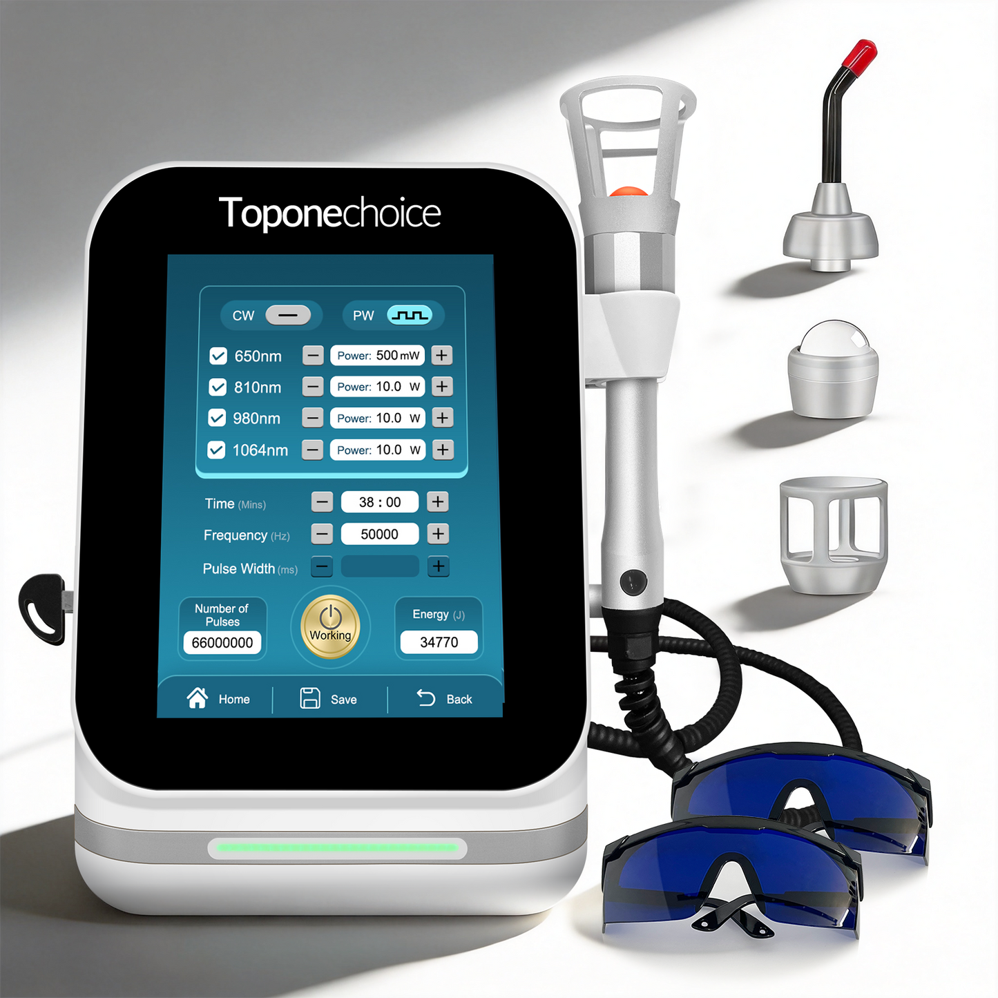SupraCure Rehab 45W Quad Class 4 Laser Device for Human Pain Relief & Rehabilitation Therapy -1