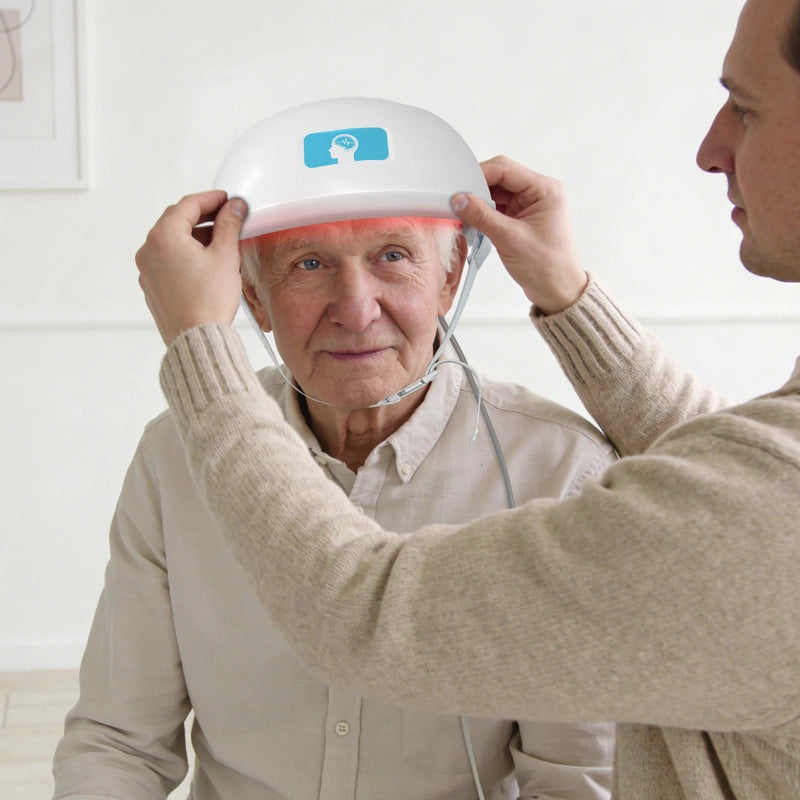 810nm 1070nm Brain Photobiomodulation Helmet for Brain Health 448 Diodes Treatment Wellness Helmet