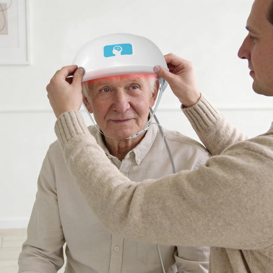 810nm 1070nm Brain Photobiomodulation Helmet for Brain Health 448 Diodes Treatment Wellness Helmet