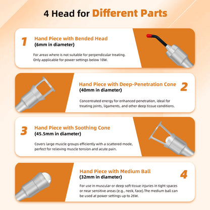 Class 4 Laser Therapy Device 30W High Intensity Laser for People and Dogs, Horses