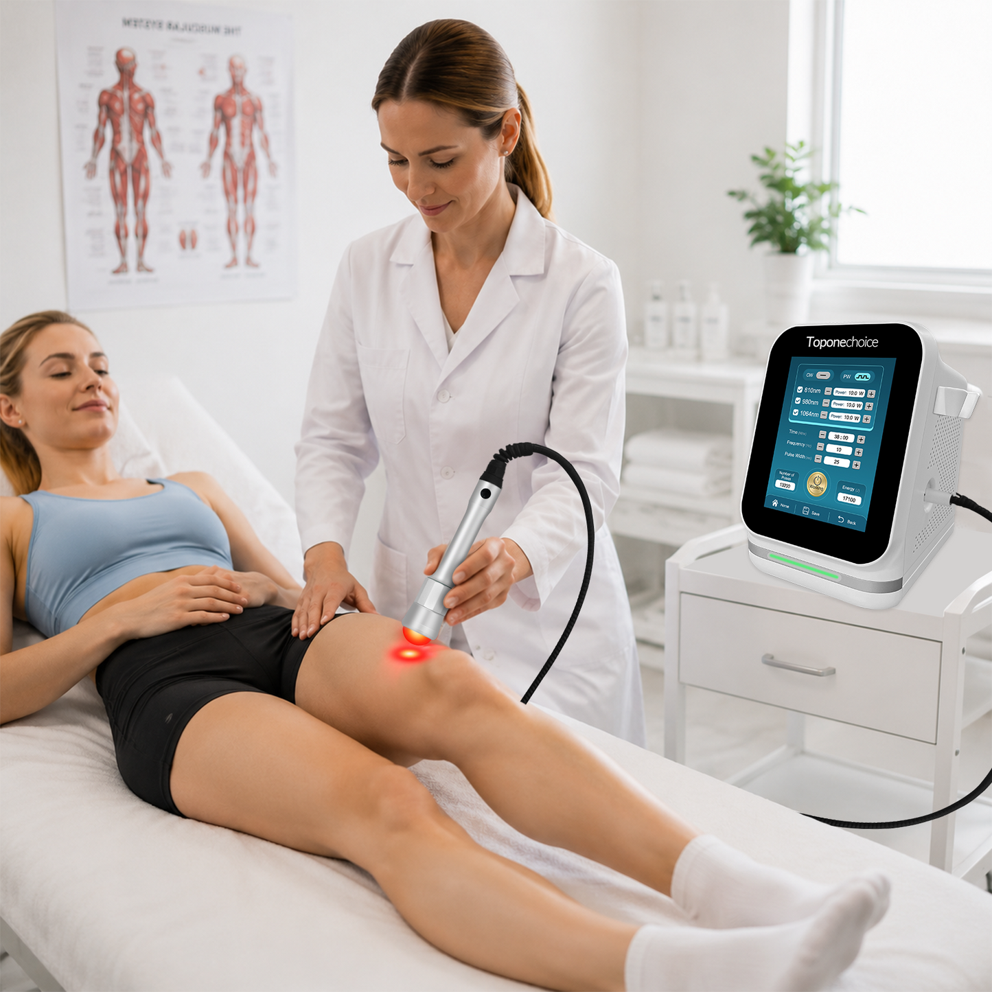 SupraCure Rehab 45W Quad Class 4 Laser Device for Human Pain Relief & Rehabilitation Therapy -1