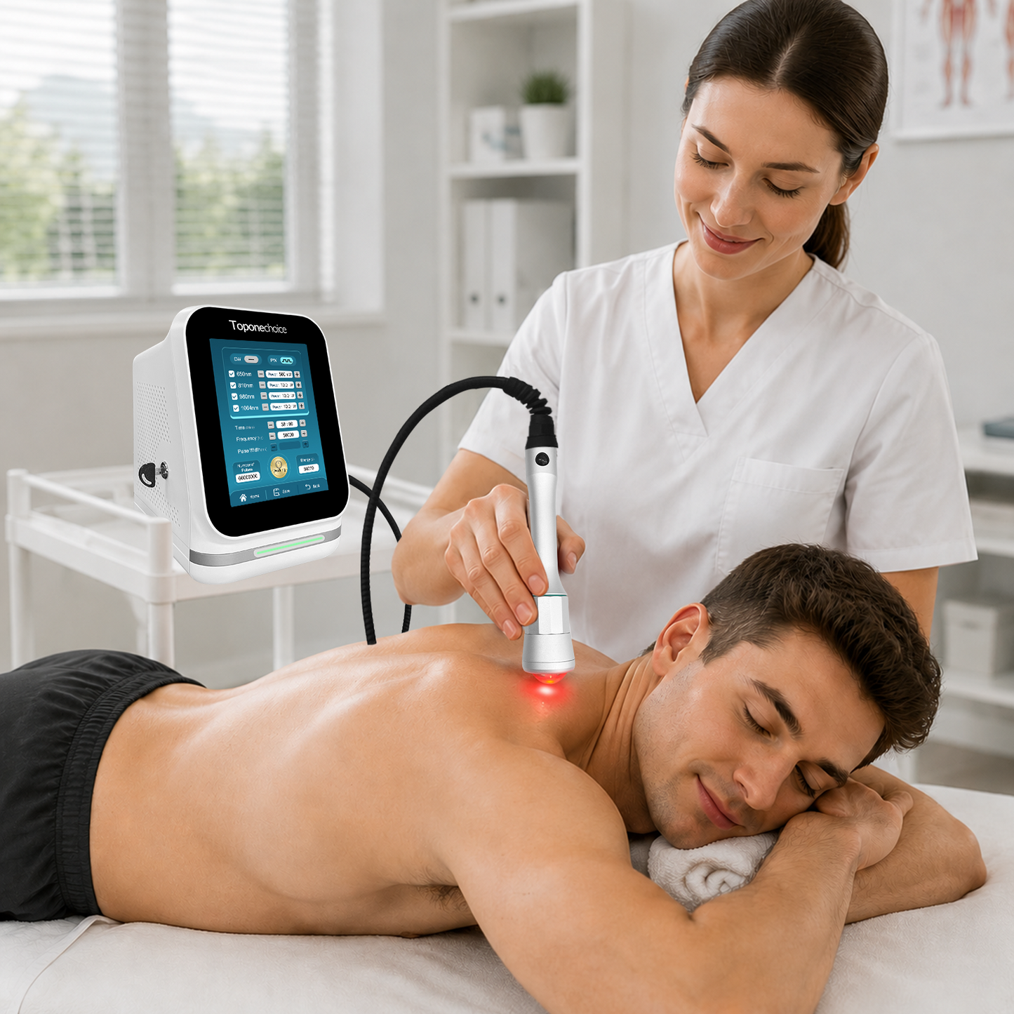 SupraCure Rehab 45W Quad Class 4 Laser Device for Human Pain Relief & Rehabilitation Therapy -2