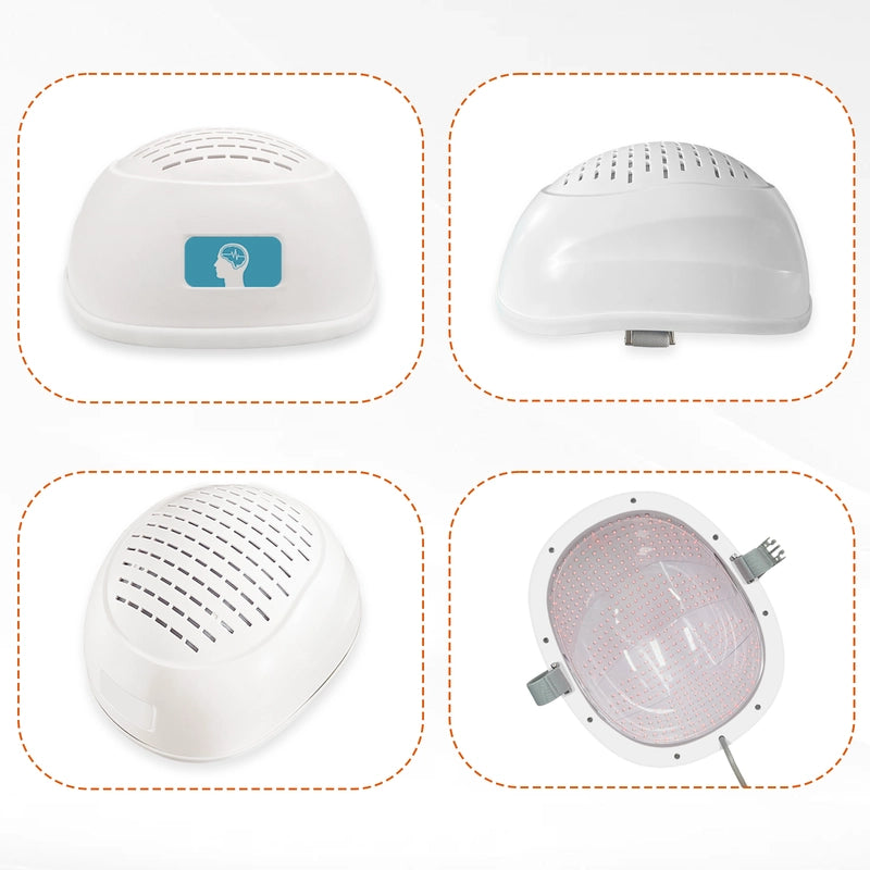 810nm 1070nm Brain Photobiomodulation Helmet for Brain Health 448 Diodes Treatment Wellness Helmet