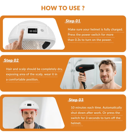 Toponechoice- Laser Red Light Therapy for Hair Growth System