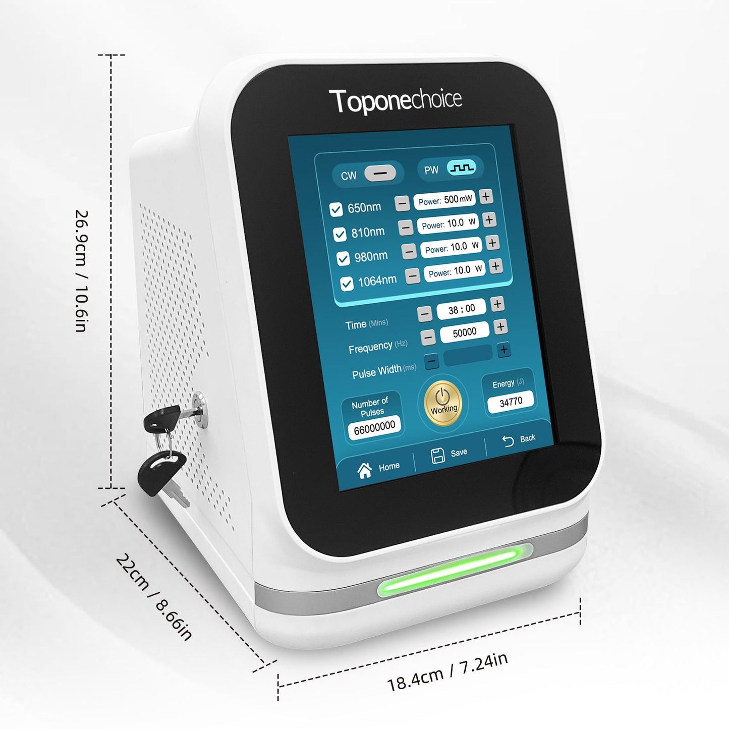 SupraCure Rehab 30W Tri Class 4 Laser Device for Human Pain Relief & Rehabilitation Therapy -1