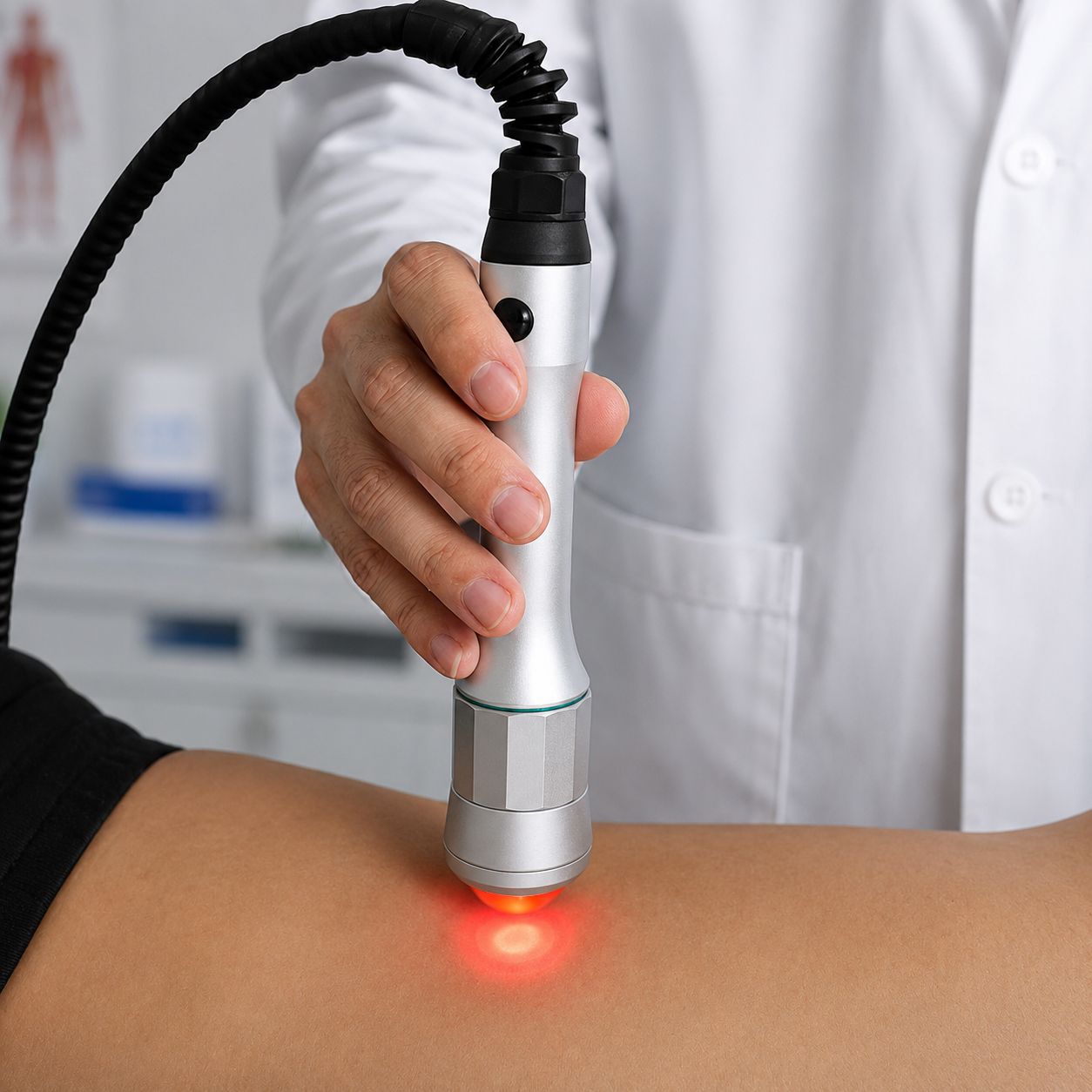 30W Class IV Physiotherapy Laser System for Rehabilitation and Chiropractic Clinics