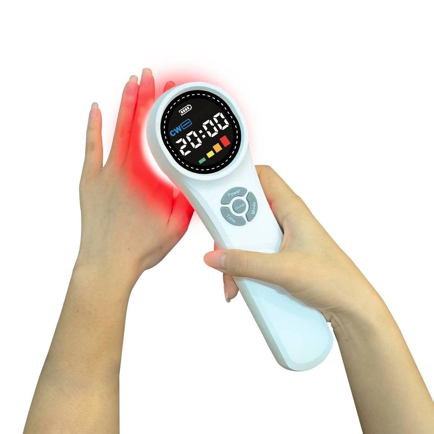 Toponechoice Cold Laser Therapy Device HHL02: 1760mW 980nm 808nm 650nm GaAlAs Class 3B Laser for Dogs, Horses, and People - Advanced Low-Level Laser (LLLT) for Pain Relief