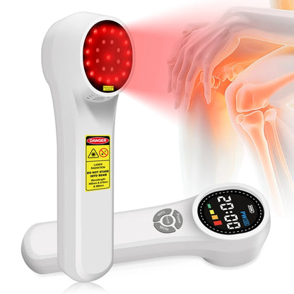 Toponechoice Cold Laser Therapy Device HHL02: 1760mW 980nm 808nm 650nm GaAlAs Class 3B Laser for Dogs, Horses, and People - Advanced Low-Level Laser (LLLT) for Pain Relief