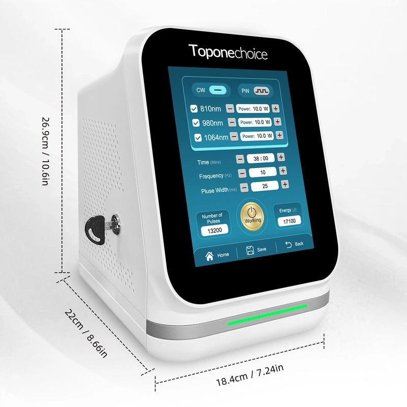 Toponechoice Class 4 Laser Therapy Device 15W 20W 30W 45W High Intensity Laser for People