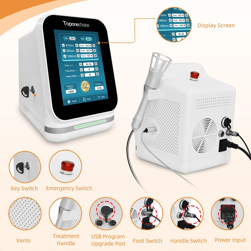 SupraCure Rehab 45W Quad Class 4 Laser Device for Human Pain Relief & Rehabilitation Therapy -2