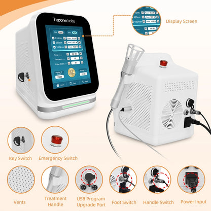 SupraCure Rehab 45W Quad Class 4 Laser Device for Human Pain Relief & Rehabilitation Therapy -2