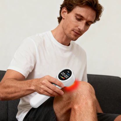 Toponechoice Cold Laser Therapy Device HHL02: 1760mW 980nm 808nm 650nm GaAlAs Class 3B Laser for Dogs, Horses, and People - Advanced Low-Level Laser (LLLT) for Pain Relief