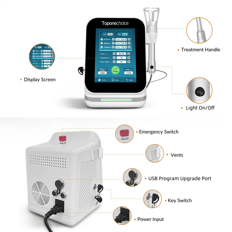 SupraCure Vet 45W Quad Class 4 Laser Device for Horses Equines Dogs -1