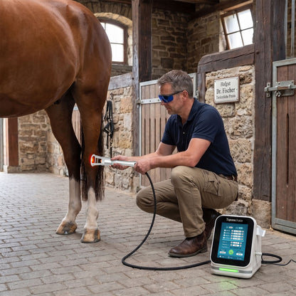 SupraCure Vet 45W Quad Class 4 Laser Device for Horses Equines Dogs -2