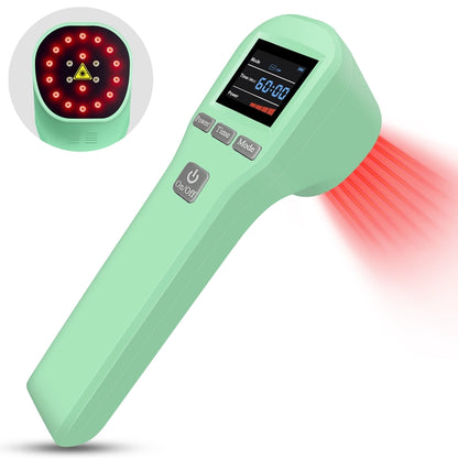 Handheld Laser Pain Treatment Device 880mW 650nm 880nm Red Light for Humans Pets Pain Relief