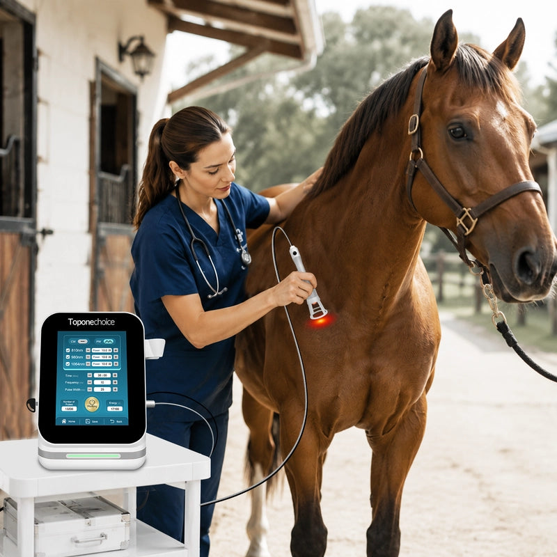 SupraCure Vet 45W Quad Class 4 Laser Device for Horses Equines Dogs -1