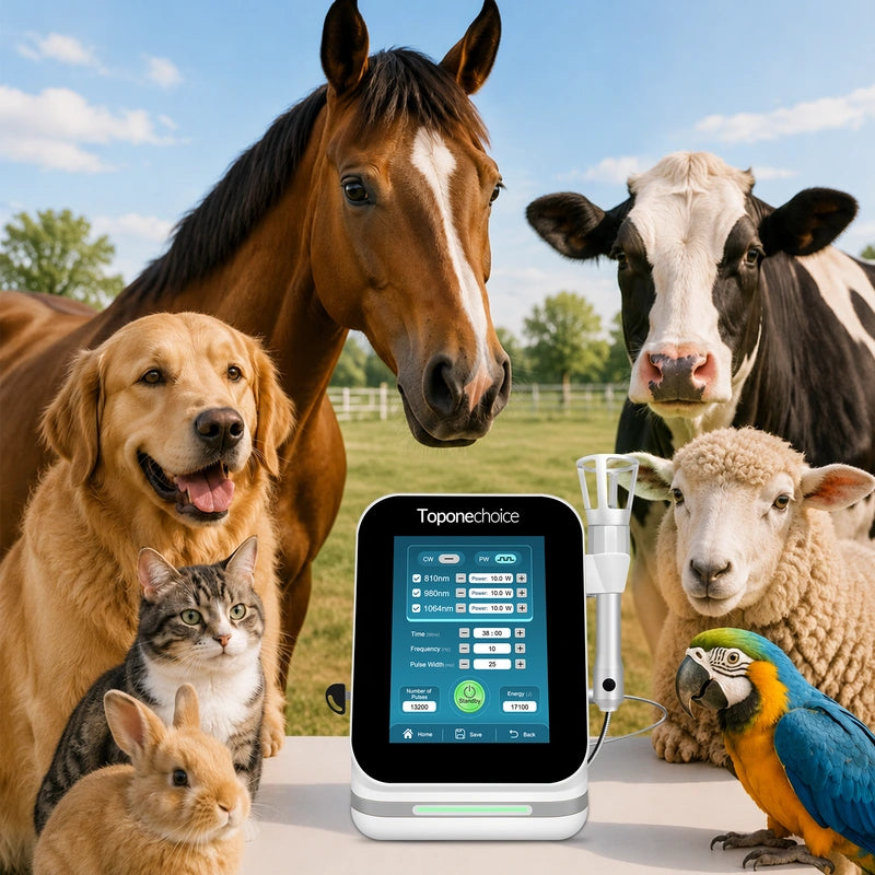 SupraCure Vet 45W Quad Class 4 Laser Device for Horses Equines Dogs -2