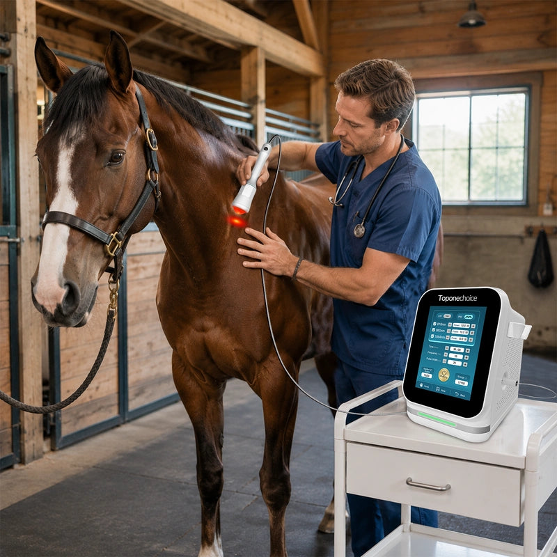 SupraCure Vet 45W Quad Class 4 Laser Device for Horses Equines Dogs -2