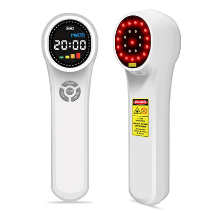 Toponechoice Cold Laser Therapy Device HHL02: 1760mW 980nm 808nm 650nm GaAlAs Class 3B Laser for Dogs, Horses, and People - Advanced Low-Level Laser (LLLT) for Pain Relief