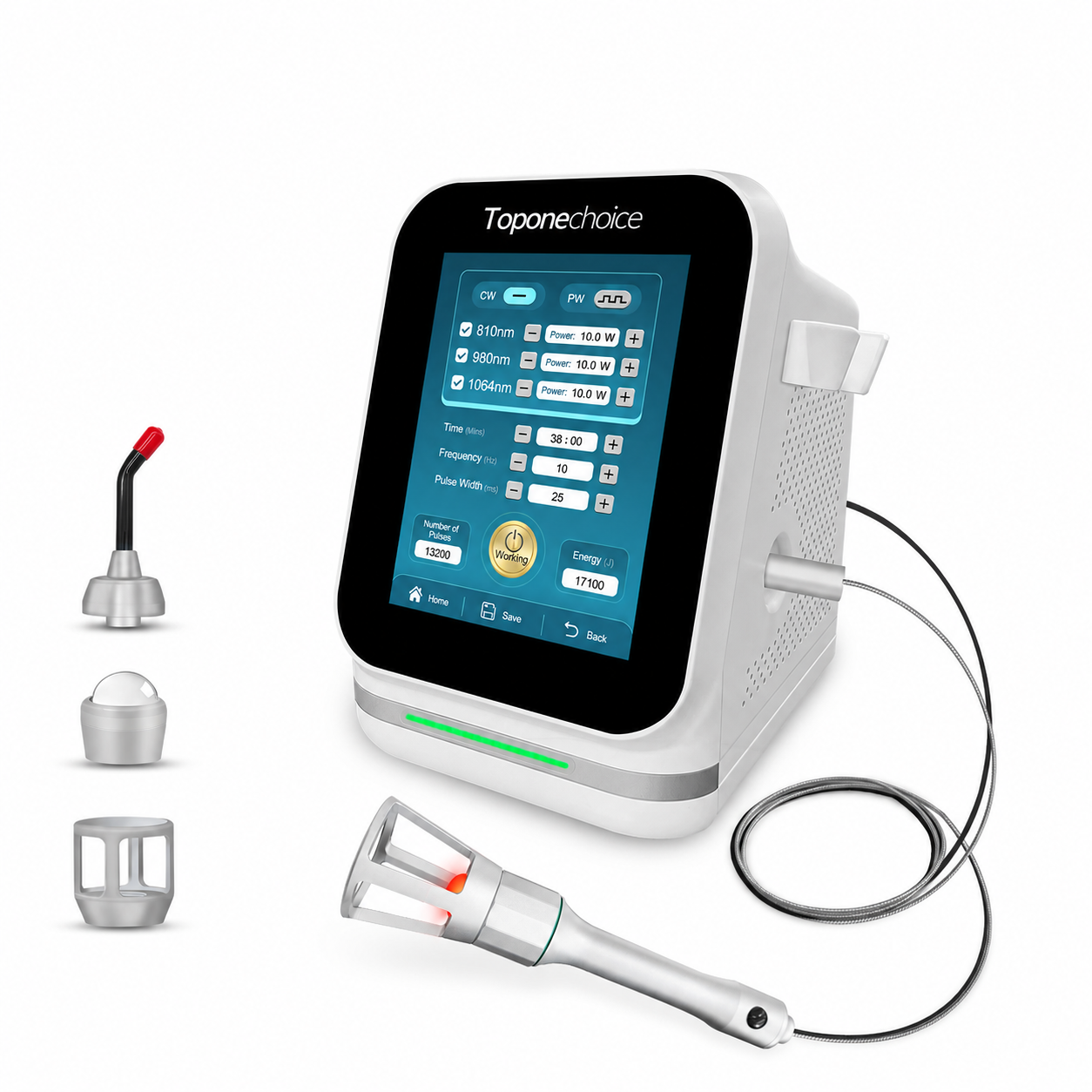 Toponechoice Class 4 Laser Therapy Device 15W 20W 30W 45W High Intensity Laser for People