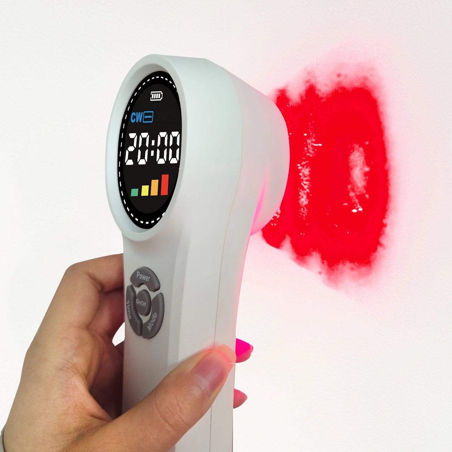 Toponechoice Cold Laser Therapy Device HHL02: 1760mW 980nm 808nm 650nm GaAlAs Class 3B Laser for Dogs, Horses, and People - Advanced Low-Level Laser (LLLT) for Pain Relief