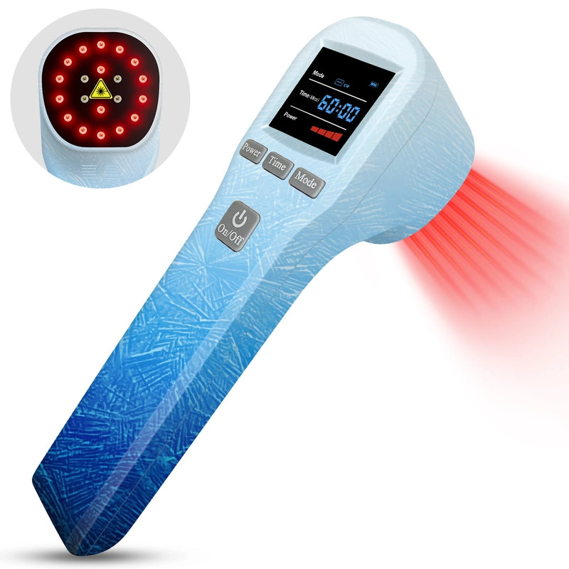 Handheld Laser Pain Treatment Device 880mW 650nm 880nm Red Light for Humans Pets Pain Relief