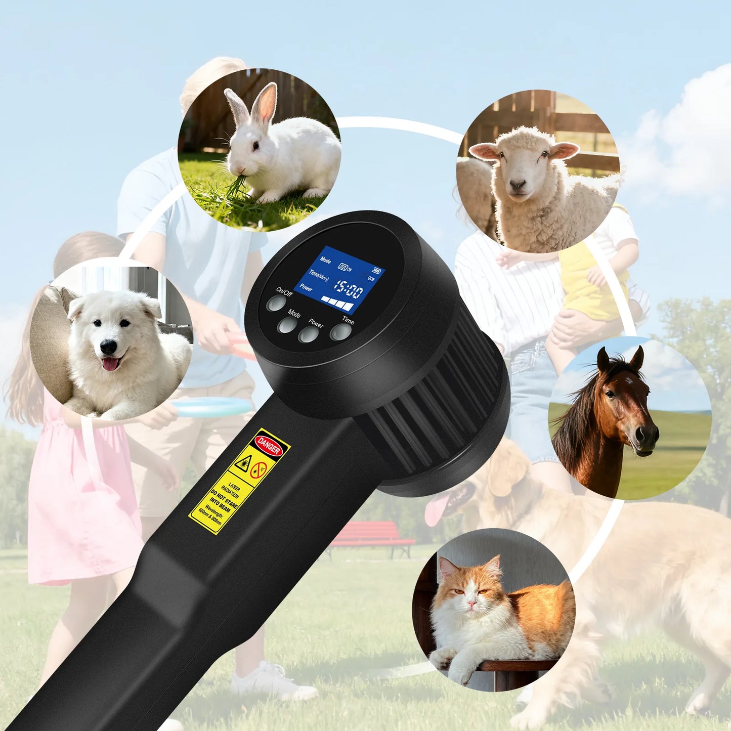 Powerful Cold Laser Therapy Device Healing Body Pain Relief For Humans & Pets