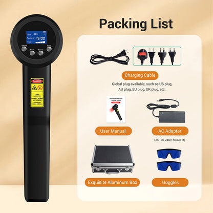 Powerful Cold Laser Therapy Device Healing Body Pain Relief For Humans & Pets