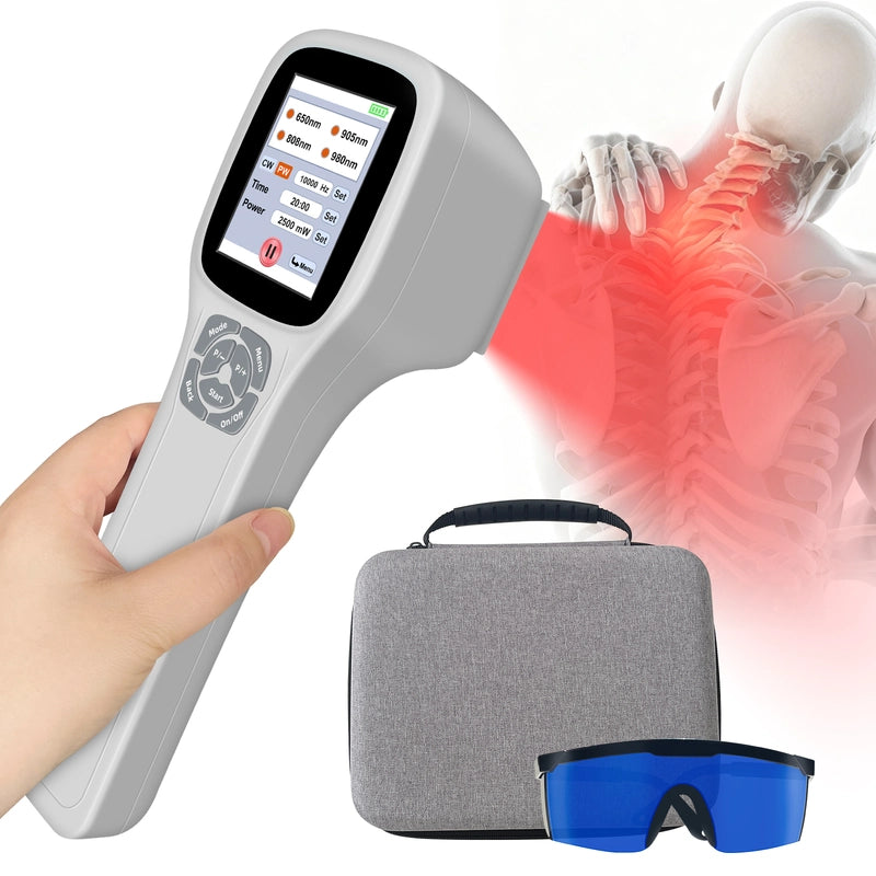 Touchscreen FourWave Laser Therapy Device for Pain 200-2500mW Adjustable