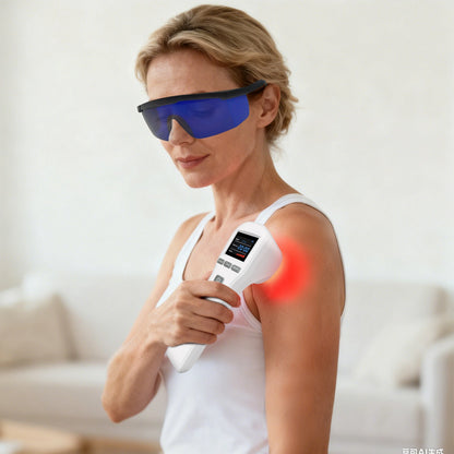 Handheld Laser Pain Treatment Device 880mW 650nm 880nm Red Light for Humans Pets Pain Relief