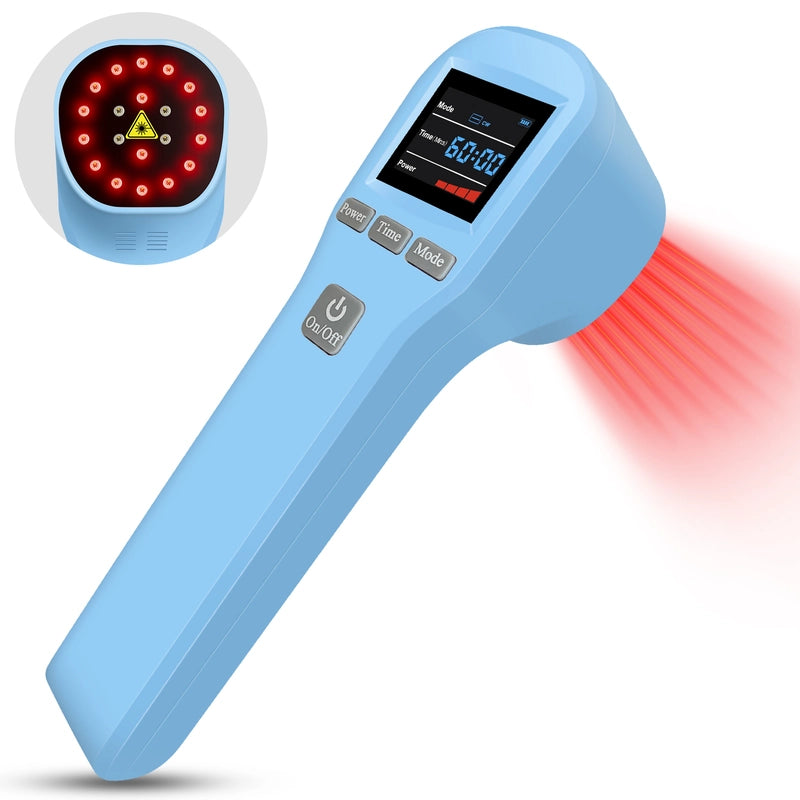 Handheld Laser Pain Treatment Device 880mW 650nm 880nm Red Light for Humans Pets Pain Relief