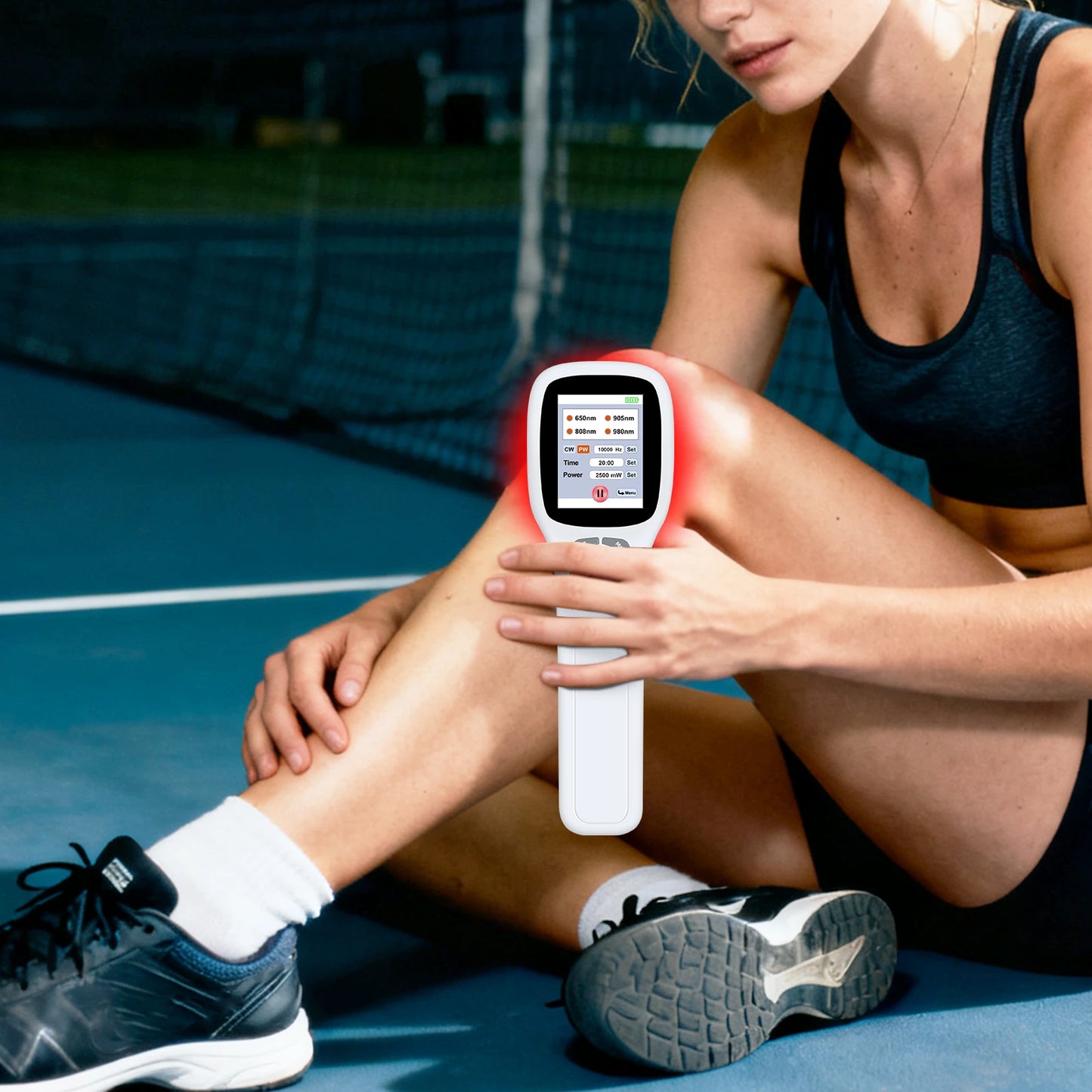 Touchscreen FourWave Laser Therapy Device for Pain 200-2500mW Adjustable