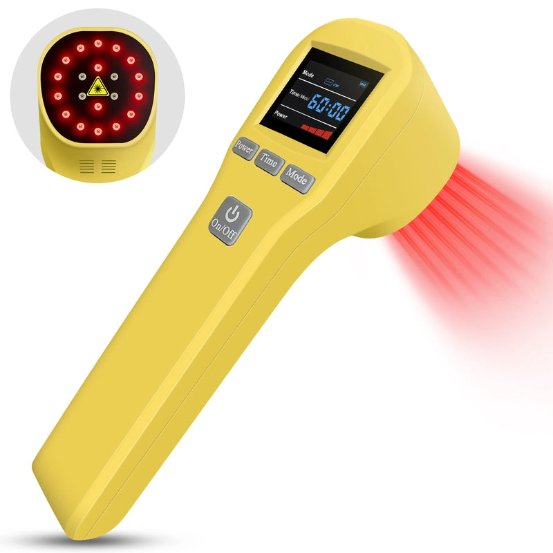 Handheld Laser Pain Treatment Device 880mW 650nm 880nm Red Light for Humans Pets Pain Relief